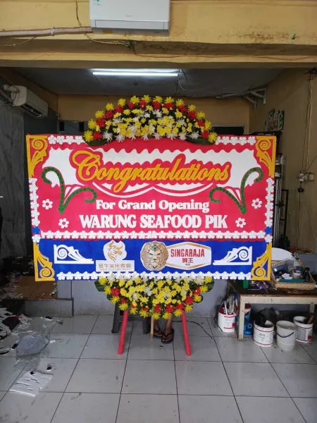 Papan Bunga Ucapan Selamat Kupen Pringsurat
