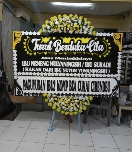 Papan Bunga Duka Kupen Pringsurat